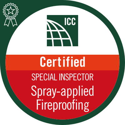 Certified Special Inspector Spray applied Fireproofing